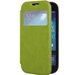 FOLIOVIEWS4VERT - Etui Slim Folio View articulé vert stand pour Samsung Galaxy S4 i9500