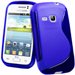SLINEBLEUS6310 - Coque Housse S-Line bleue Galaxy Young S6310 Samsung