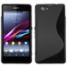 SLINENOIRZ1COMP - Housse S-Line noire Sony Xperia Z1-Compact