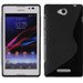 SLINEXPCNOIR - Housse S-Line noire Sony Xperia C