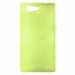 SOFTYMETALZ3COMPVERTJAU - Housse gel effet métallisé pour Sony Xperia Z3-Compact coloris Vert Jaune aspect métal