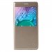 SVIEWGALJ5OR - Etui Wallet Folio latéral S-View Champagne compatible Samsung Galaxy J5 fenêtre de visualisation