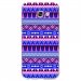 TPU0A52017AZTEQUEBLEUVIO - Coque souple pour Samsung Galaxy A5-2017 SM-A520F avec impression Motifs aztèque bleu et violet
