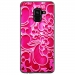 TPU0A8PLUS18ARABESQUEFUSHIA - Coque souple pour Samsung Galaxy A8-Plus 2018 avec impression Motifs arabesque fushia