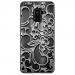 TPU0A8PLUS18ARABESQUENOIR - Coque souple pour Samsung Galaxy A8-Plus 2018 avec impression Motifs arabesque noir