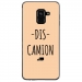TPU0A8PLUS18DISCAMIONBEIGE - Coque souple pour Samsung Galaxy A8-Plus 2018 avec impression Motifs Dis Camion beige