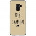 TPU0A8PLUS18DISCAMIONTAUPE - Coque souple pour Samsung Galaxy A8-Plus 2018 avec impression Motifs Dis Camion taupe