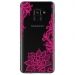 TPU0A8PLUS18LACEFUSHIA - Coque souple pour Samsung Galaxy A8-Plus 2018 avec impression Motifs Lace fushia