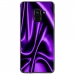 TPU0A8PLUS18SOIEMAUVE - Coque souple pour Samsung Galaxy A8-Plus 2018 avec impression Motifs soie drapée mauve