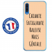 TPU0GALA70GENIALEBEIGE - Coque souple pour Samsung Galaxy A70 avec impression Motifs Chiante mais Géniale beige