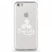 TPU0IPHONE5CTRISKEL - Coque souple pour Apple iPhone 5C avec impression Motifs Triskel Celte blanc