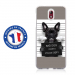 TPU0NOKIA31DOGPRISONOS - Coque souple pour Nokia 3-1 avec impression Motifs bulldog prisonnier os