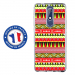 TPU0NOKIA51AZTEQUEJAUROU - Coque souple pour Nokia 5-1 avec impression Motifs aztèque jaune et rouge