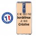 TPU0NOKIA51BORDELIQUEBEIGE - Coque souple pour Nokia 5-1 avec impression Motifs Je ne suis pas bordélique beige