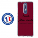 TPU0NOKIA51CHIANTEBORDEAU - Coque souple pour Nokia 5-1 avec impression Motifs Avant, j'étais chiante bordeau