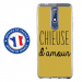 TPU0NOKIA51CHIEUSEOR - Coque souple pour Nokia 5-1 avec impression Motifs Chieuse d'Amour or