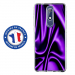 TPU0NOKIA51SOIEMAUVE - Coque souple pour Nokia 5-1 avec impression Motifs soie drapée mauve