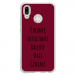 TPU0P20LITEGENIALEBORDEAU - Coque souple pour Huawei P20 Lite avec impression Motifs Chiante mais Géniale bordeau