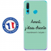 TPU0PSMART19CHIANTETURQUOISE - Coque souple pour Huawei P Smart (2019) avec impression Motifs Avant, j'étais chiante turquoise