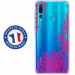 TPU0PSMART19LACEFUSHIA - Coque souple pour Huawei P Smart (2019) avec impression Motifs Lace fushia