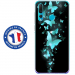 TPU0PSMART19PAPILLONSBLEUS - Coque souple pour Huawei P Smart (2019) avec impression Motifs papillons bleus