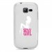 TPU0S7390SEXYGIRLBLANCHE - Coque Souple en gel transparente pour Galaxy Trend Lite avec impression Motifs Sexy Girl blanche