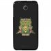 TPU1DES510CHOUETTE - Coque souple pour HTC Desire 510 avec impression Motifs chouette psychédélique