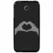 TPU1DES510MAINCOEUR - Coque souple pour HTC Desire 510 avec impression Motifs mains en forme de coeur