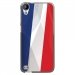 TPU1DES530DRAPFRANCE - Coque souple pour HTC Desire 530 avec impression Motifs drapeau de la France