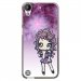 TPU1DES530MANGAVIOLETTA - Coque souple pour HTC Desire 530 avec impression Motifs manga fille violetta