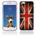TPU1IPHONE6DRAPUKVINTAGE - Coque Souple en gel pour Apple iPhone 6 avec impression drapeau UK vintage