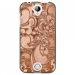 TPU1M320ARABESQUEBRONZE - Coque souple pour Acer Liquid M320 avec impression Motifs arabesque bronze