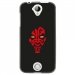 TPU1M320DARKROUGE - Coque souple pour Acer Liquid M320 avec impression Motifs Dark rouge