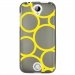 TPU1M330RONDSJAUNES - Coque souple pour Acer Liquid M330 avec impression Motifs ronds jaunes