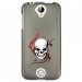 TPU1M330SKULLTRIBAL - Coque souple pour Acer Liquid M330 avec impression Motifs tête de mort sur fond tribal