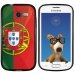 TPU1S7390DRAPPORTUGAL - Coque Souple en gel noir pour Galaxy Trend Lite avec impression Motifs drapeau du Portugal