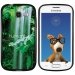 TPU1S7390HUMANITY - Coque Souple en gel noir pour Galaxy Trend Lite avec impression Motifs Humanity