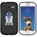 TPU1S7390ROBOT - Coque Souple en gel noir pour Galaxy Trend Lite avec impression Motifs robot