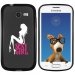 TPU1S7390SEXYGIRLBLANCHE - Coque Souple en gel noir pour Galaxy Trend Lite avec impression Motifs Sexy Girl blanche