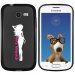 TPU1S7390SOSEXYBLANCHE - Coque Souple en gel noir pour Galaxy Trend Lite avec impression Motifs So Sexy blanche