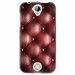 TPU1Z320CAPITON - Coque souple pour Acer Liquid Z320 avec impression Motifs effet capitonné bordeau