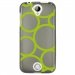 TPU1Z320RONDSVERTS - Coque souple pour Acer Liquid Z320 avec impression Motifs ronds verts