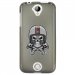 TPU1Z320SKULLCASQUE - Coque souple pour Acer Liquid Z320 avec impression Motifs tête de mort avec un casque de moto
