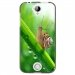 TPU1Z330ESCARGOT - Coque souple pour Acer Liquid Z330 avec impression Motifs escargot sur une tige