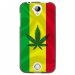 TPU1Z330RASTA - Coque souple pour Acer Liquid Z330 avec impression Motifs rasta