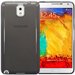 TPUFUMNOTE3 - Coque souple de protection pour Galaxy Note 3 coloris gris fumé transparent