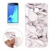 TPUJ320-MARBREBLANC - Coque souple Galaxy-J3 2016 avec motif marbre blanc