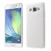 TPULEATHERBLANCGALA5 - Coque Souple minigel coloris blanc mat aspect cuir pour Galaxy A5 SM-A500