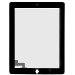 VITREIPADAIR1NOIR - Vitre Face Avant et Surface Tactile Apple iPad Air coloris noir