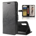 WALLET-P20NOIR - Etui Huawei P20 rabat latéral noir logements cartes fonction stand